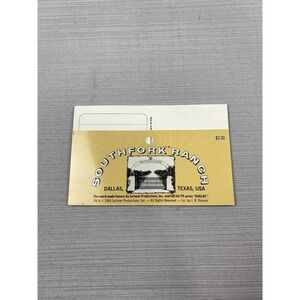 Dallas TX- Texas, Southfork Ranch, Vintage Postcards Set Of 6 ~‎ 1983
